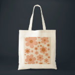 Bloemmarkt Wenen Boho Flowers Beige Floral Tote Bag<br><div class="desc">Bloemmarkt Wenen: abstracte florale kunst - retro bloemen print - aardtonen / neutraal beige.</div>