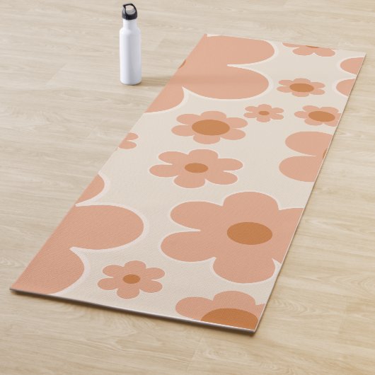 Bloemmarkt Wenen Boho Flowers Beige Floral Yogamat (In situ)