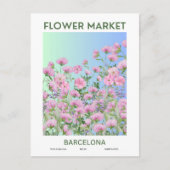 Bloemmarktsteden van de Wereld Barcelona Briefkaart (Voorkant)