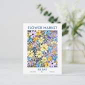 Bloemmarktsteden van de wereld Bilbao Briefkaart (Staand voorkant)