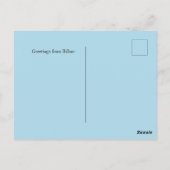 Bloemmarktsteden van de wereld Bilbao Briefkaart (Achterkant)