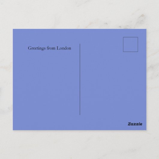 Bloemmarktsteden van de World London Custom Briefkaart (Achterkant)