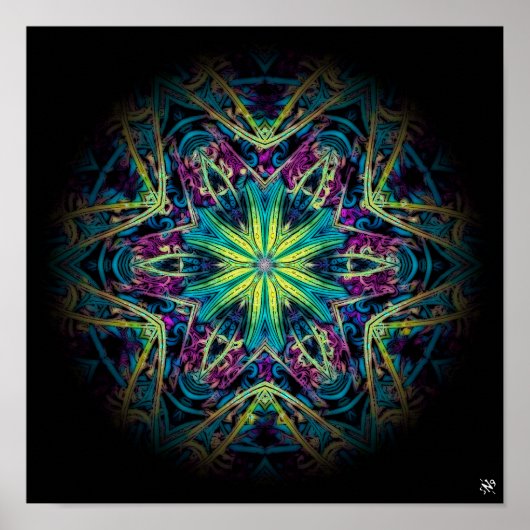 Bloemmarmer (marmeren serie) poster (Voorkant)