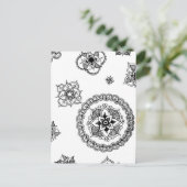 BloemMedley Mandala Briefkaart (Staand voorkant)