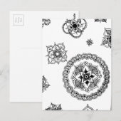 BloemMedley Mandala Briefkaart (Voorkant / Achterkant)