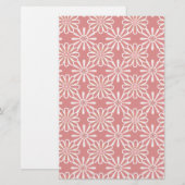 bloemmeisje briefpapier (Voorkant / Achterkant)