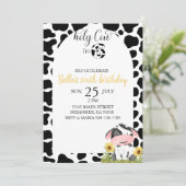 Bloemmeisje Heilige Koe Verjaardag Kaart (Staand voorkant)