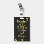 bloemmeisje Petal Patrol Badge (Achterkant met clip)