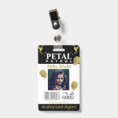 bloemmeisje Petal Patrol Badge (Voorzijde met clip)