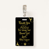 bloemmeisje Petal Patrol Badge (Achterkant met clip)