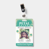 bloemmeisje Petal Patrol Badge (Voorzijde met clip)