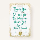 bloemmeisje Petal Patrol Badge (Achterkant)