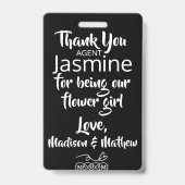 bloemmeisje Petal Patrol Badge (Back)