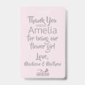 bloemmeisje Petal Patrol Badge (Back)