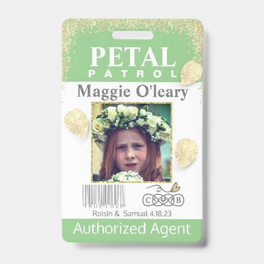 bloemmeisje Petal Patrol Badge (Voorzijde)