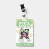 bloemmeisje Petal Patrol Badge (Voorzijde met clip)