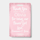 bloemmeisje Petal Patrol Badge (Achterkant)