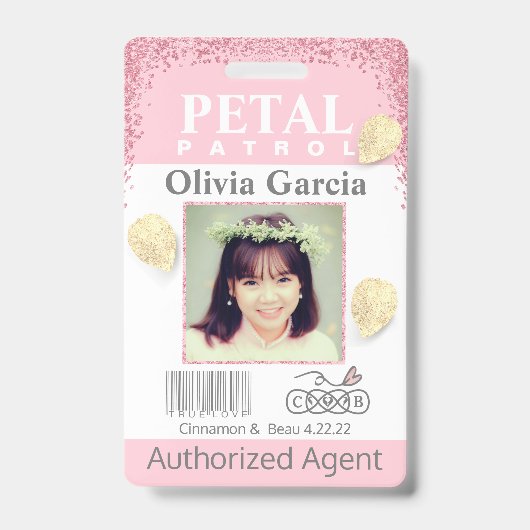 bloemmeisje Petal Patrol Badge (Voorzijde)