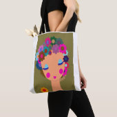 bloemmeisje tote bag (Dichtbij)