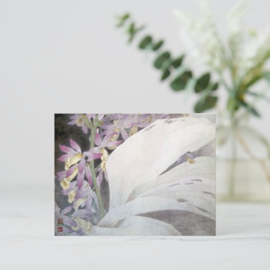 Bloemmelders II- faiussen Briefkaart (Staand voorkant)