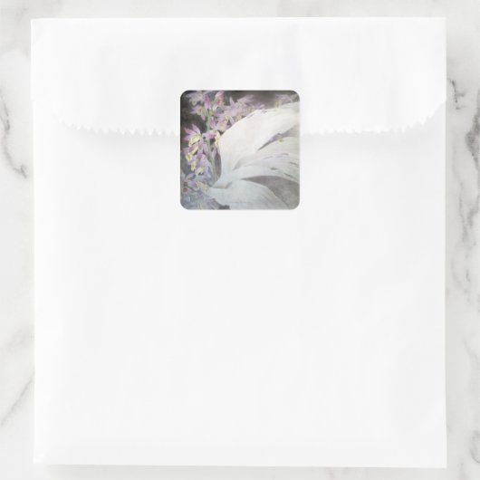 Bloemmelders II- faiussen Vierkante Sticker (Tas)