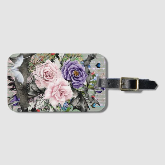 bloemmengeling bagagelabel (Voorkant (horizontaal))