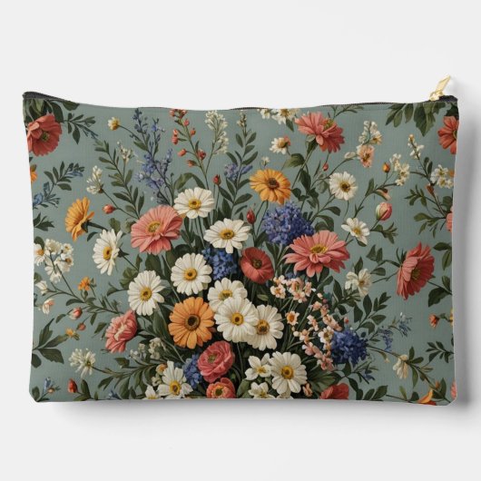 Bloemmix in een vaas etui (Achterkant)