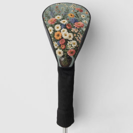 Bloemmix in een vaas golfheadcover