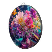 Bloemmix vaas 1 dartbord (Voorkant Rechts)