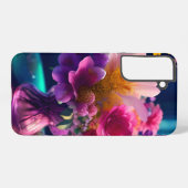 Bloemmix vaas 1 samsung galaxy hoesje (Achterkant horizontaal)
