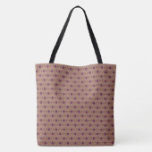 Bloemmocha mousse tote bag (Achterkant)