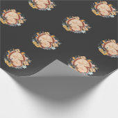 Bloemmoeder Zwangere Baby, verloskundige Cadeaupapier (Hoek)