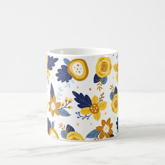 bloemmoestuinpatroon koffiemok (Center)