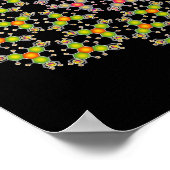 Bloemmolecule Poster (Hoek)