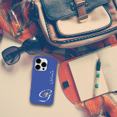 Bloemmonogram G Pensionering Case-Mate iPhone Case