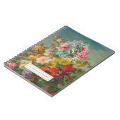  bloemmonogram gepersonaliseerd Notitieboek (Linkerzijde)