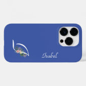 Bloemmonogram I Pensioen Case-Mate iPhone Case (Achterkant (horizontaal))