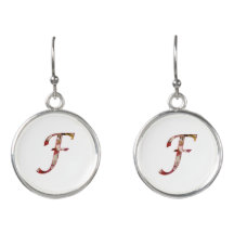 Bloemmonogram Initiaal F