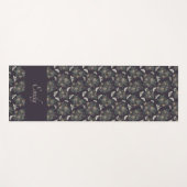 Bloemmot Vlinder Patroon Yoga Mat (Voorkant (horizontaal))
