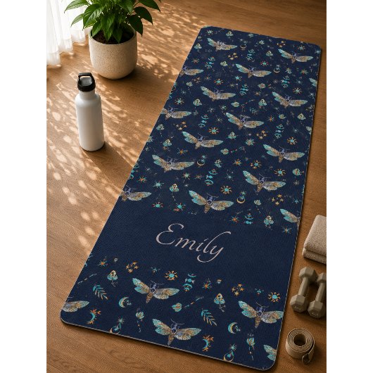 Bloemmot Vlinderpatroon Yoga Mat