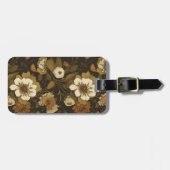 bloemmotief (1) bagagelabel (Voorkant horizontaal)