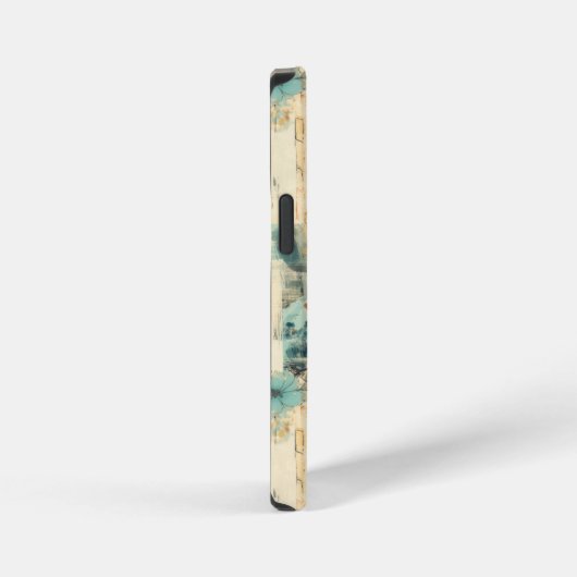 bloemmotief (2) iPhone hoesje (Rechterkant)