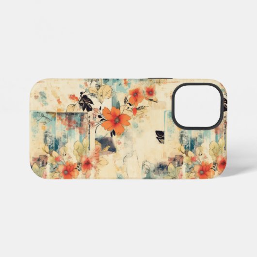 bloemmotief (2) iPhone hoesje (Achterkant horizontaal)