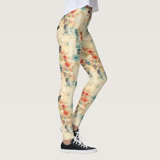  bloemmotief (2) leggings (Rechts)