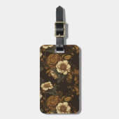  bloemmotief (4) bagagelabel (Voorkant verticaal)