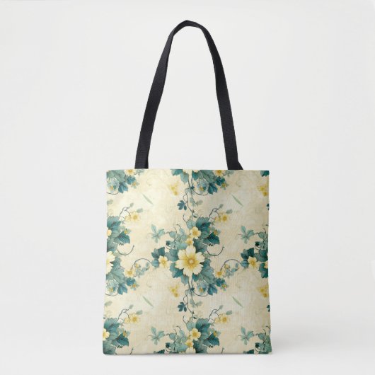 bloemmotief (4) tote bag (Voorkant)