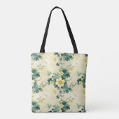 bloemmotief (4) tote bag (Achterkant)
