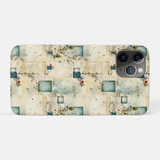 bloemmotief (5) Case-Mate iPhone case (Achterkant (horizontaal))