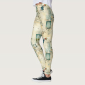 bloemmotief (5) leggings (Links)