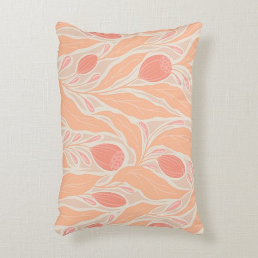 Bloemmotief Accent Kussen (Voorkant(Verticaal))